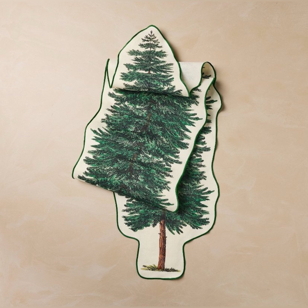 John Derian for Target Pine Tree Table Runner